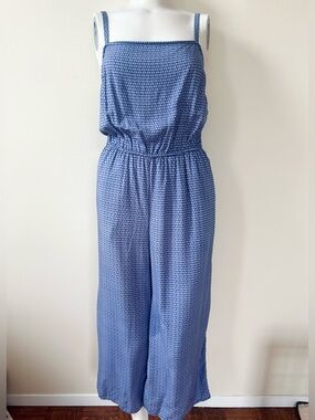 GAP sz M Wide-Leg Boho Jumpsuit One Piece NEW